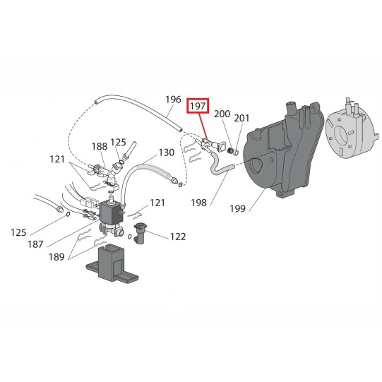 DeLonghi pārspiediena vārsts V2 ECAM