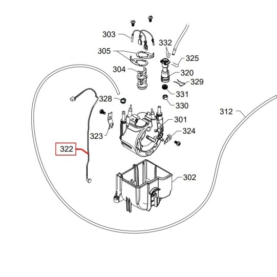 Philips termosensors NTC L=480 mm EP