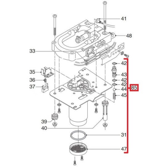 Delonghi virzulis, vārīšanas kolba ESAM