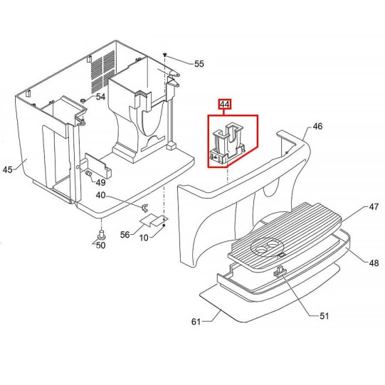 Gaggia kafijas izteka komplekta SUP020