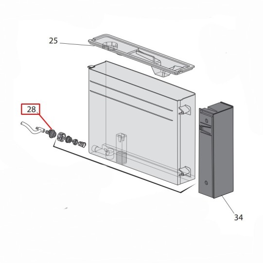 DeLonghi ūdens tvertnes atbalsts ECAM 290